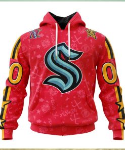 NHL Seattle Kraken Special 2024 All Star Game Design Hoodie