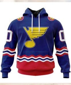 NHL St. Louis Blues Special City Connect Design Hoodie