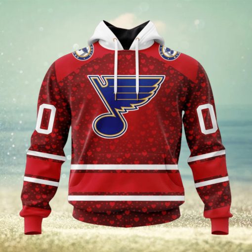 NHL St. Louis Blues Special Gift For Valentines Day Hoodie