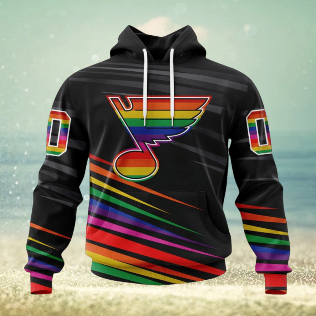 NHL St. Louis Blues Special Pride Design Hockey Is For Everyone Hoodie NHL St. Louis Blues Special Pride Design Hockey Is For Everyone Hoodie