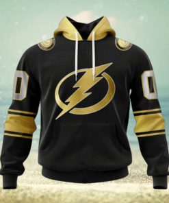 NHL Tampa Bay Lightning Special Black And Gold Design Hoodie