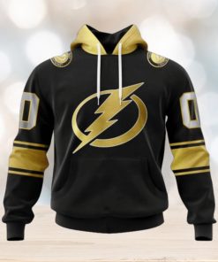 NHL Tampa Bay Lightning Special Black And Gold Design Hoodie