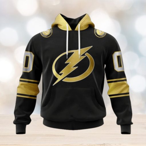 NHL Tampa Bay Lightning Special Black And Gold Design Hoodie
