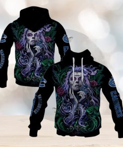 NHL Vancouver Canucks Tattoo Girl Artwork 2023 Hoodie