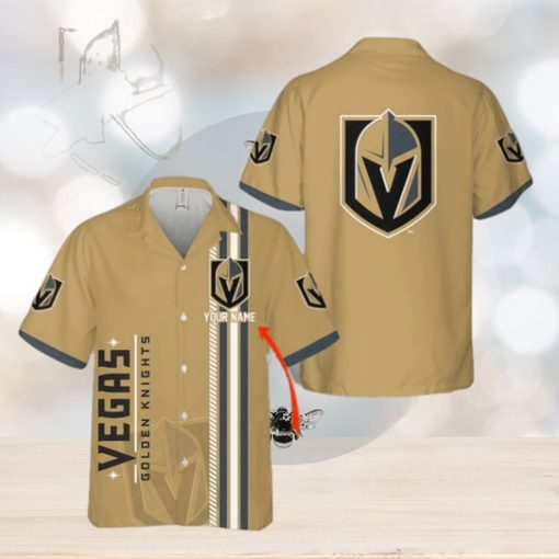 NHL Vegas Golden Knights Custom Name 3D Hawaiian Shirt