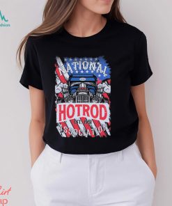 NHRA Vive La Fete Retro Americana Flag t shirt