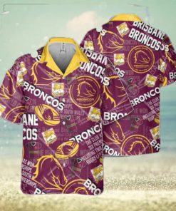 NRL Brisbane Broncos Classic Hawaiian Shirt