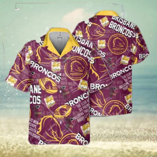 NRL Brisbane Broncos Classic Hawaiian Shirt