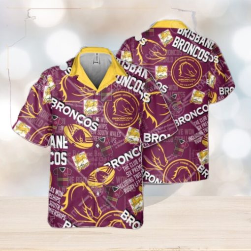 NRL Brisbane Broncos Classic Hawaiian Shirt