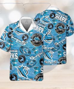 NRL Cronulla Sutherland Sharks Classic Hawaiian Shirt