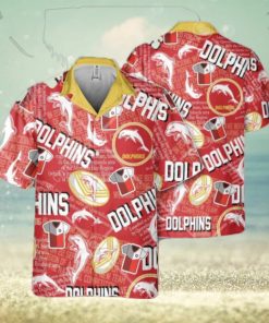 NRL Dolphins Classic Hawaiian Shirt