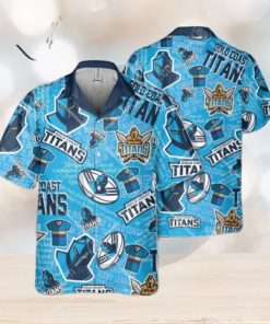 NRL Gold Coast Titans Classic Hawaiian Shirt