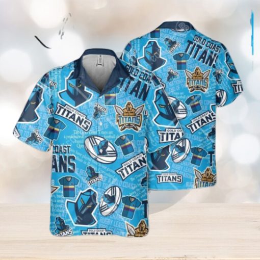 NRL Gold Coast Titans Classic Hawaiian Shirt