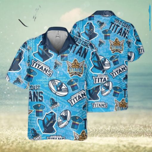 NRL Gold Coast Titans Classic Hawaiian Shirt