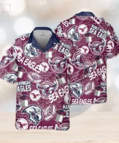 NRL Manly Warringah Sea Eagles Classic Hawaiian Shirt