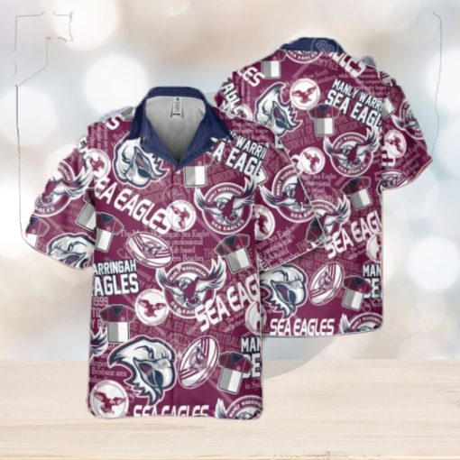 NRL Manly Warringah Sea Eagles Classic Hawaiian Shirt