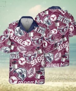 NRL Manly Warringah Sea Eagles Classic Hawaiian Shirt