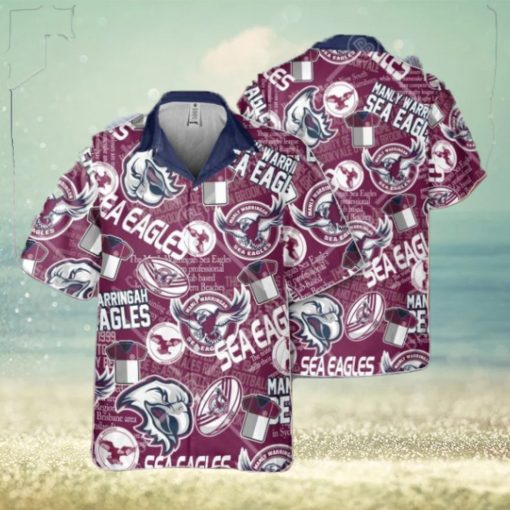 NRL Manly Warringah Sea Eagles Classic Hawaiian Shirt