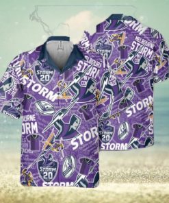 NRL Melbourne Storm Classic Hawaiian Shirt