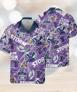 NRL Melbourne Storm Classic Hawaiian Shirt