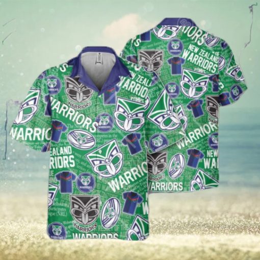 NRL New Zealand Warriors Classic Hawaiian Shirt