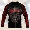Dallas Mavericks NBA Skull Punisher Team 3D Printed Hoodie