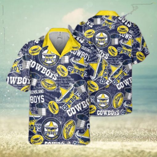 NRL North Queensland Cowboys Classic Hawaiian Shirt