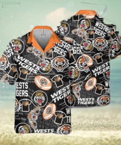 NRL Wests Tigers Classic Hawaiian Shirt