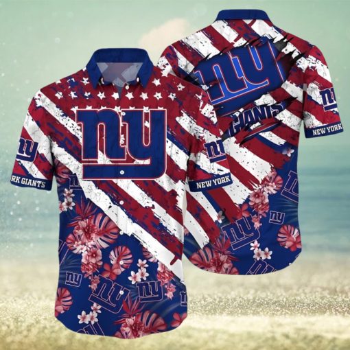 NY Giants Hawaiian Shirt For Fans This Summer 2024