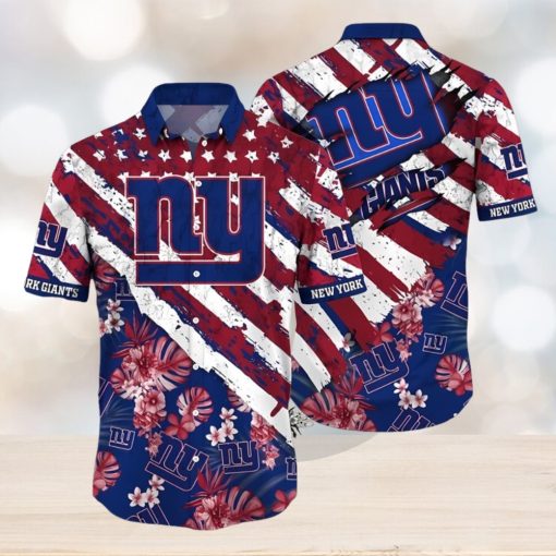 NY Giants Hawaiian Shirt For Fans This Summer 2024