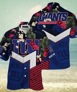 NY Giants Hawaiian Shirt NFL Football Beach Shirt For Summer