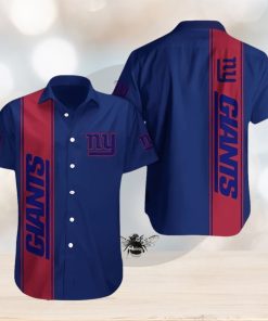 NY Giants Hawaiian Shirt NFL Gift For Fan Football Graphic Print