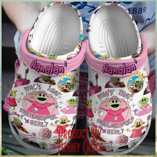 Nanalan Who Is That Wonderful Girl Crocs Shoes