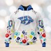 Detroit Red Wings Hoodie Specialized Unisex Kits Hockey Fights Against Autism Hoodie