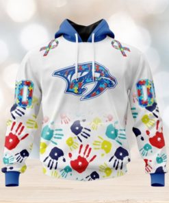 Nashville Predators Hoodie Special Autism Awareness Design Hoodie