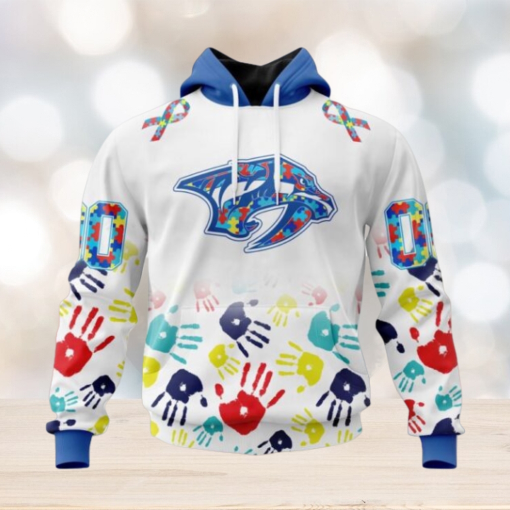 Nashville Predators Hoodie Special Autism Awareness Design Hoodie Nashville Predators Hoodie Special Autism Awareness Design Hoodie