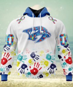 Nashville Predators Hoodie Special Autism Awareness Design Hoodie