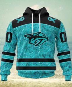 Nashville Predators Hoodie Special Design Fight Ovarian Cancer Hoodie