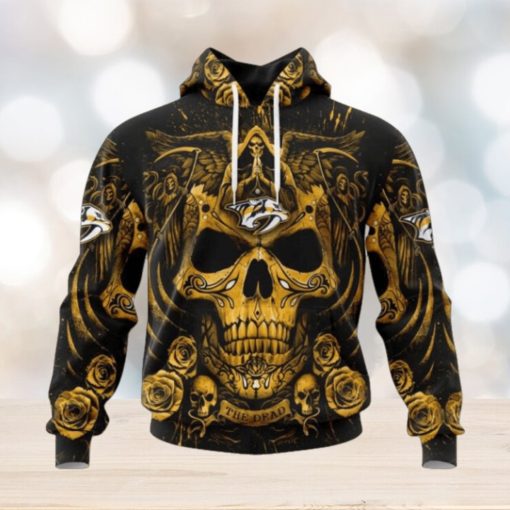 Nashville Predators Hoodie Special Design With Skull Art Hoodie