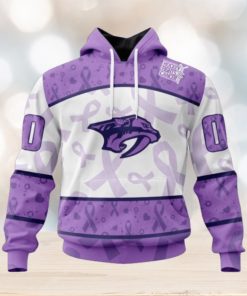 Nashville Predators Hoodie Special Lavender – Fight Cancer Hoodie