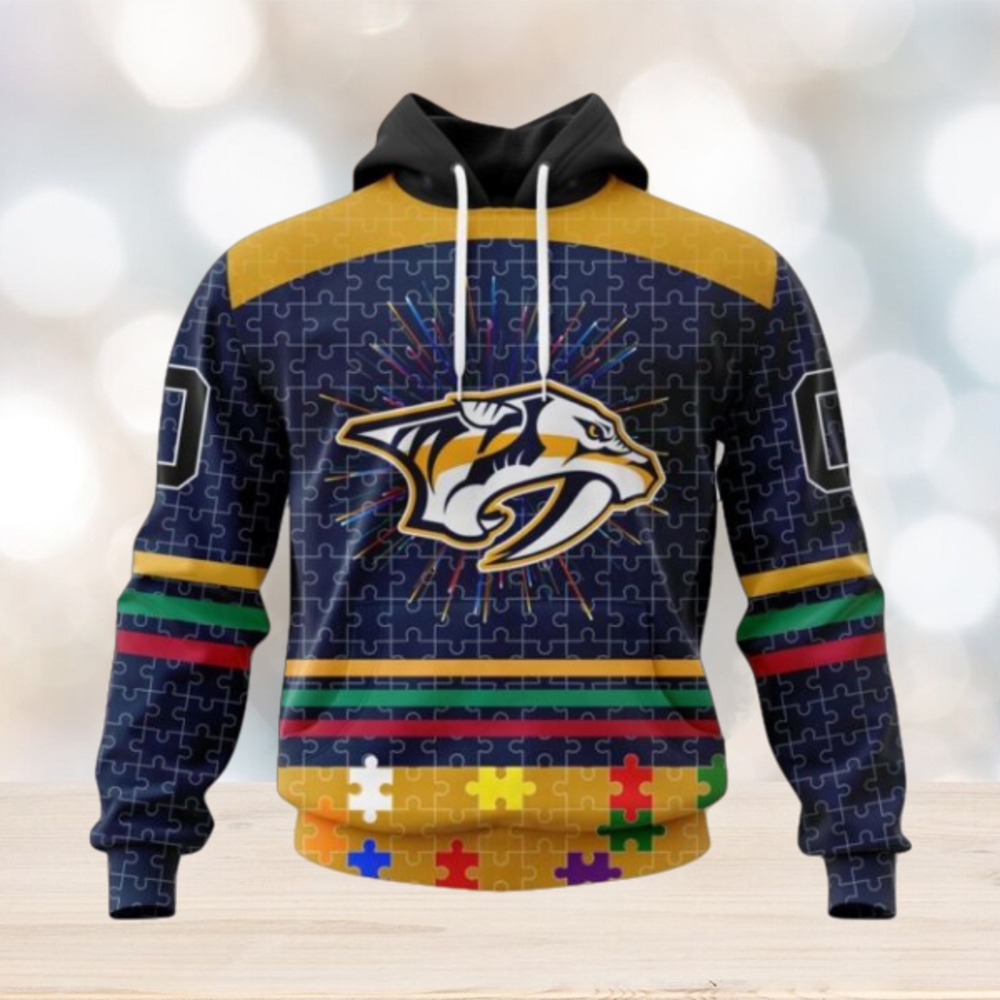 Nashville Predators Hoodie Specialized Design With Fearless Aganst Autism Concept Hoodie Nashville Predators Hoodie Specialized Design With Fearless Aganst Autism Concept Hoodie