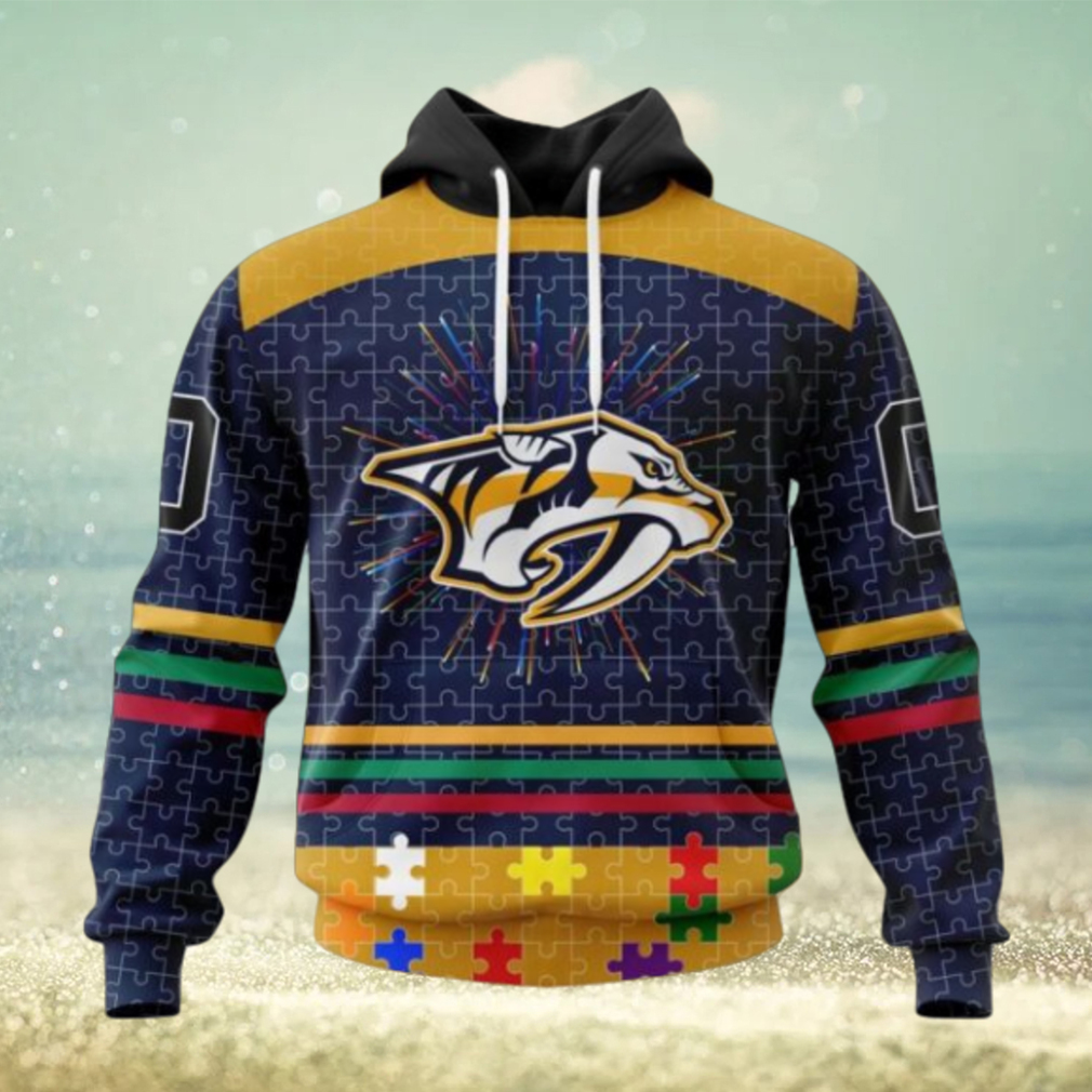 Nashville Predators Hoodie Specialized Design With Fearless Aganst Autism Concept Hoodie Nashville Predators Hoodie Specialized Design With Fearless Aganst Autism Concept Hoodie