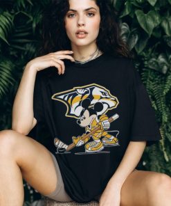 Nashville Predators x NHL Mickey Mouse Player Cartoon 2023 Shirt
