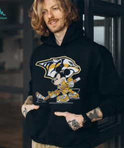 Nashville Predators x NHL Mickey Mouse Player Cartoon 2023 Shirt