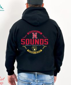 Nashville Sounds Navy Mastered Brewers Affiliate Shirt