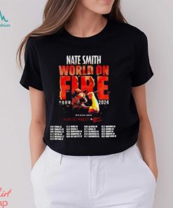 Nate Smith World On Fire Tour 2024 Shirt Fan Concert