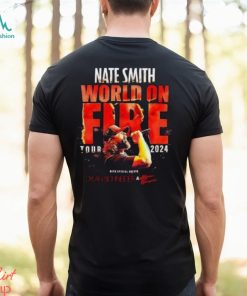 Nate Smith World On Fire Tour 2024 Shirt