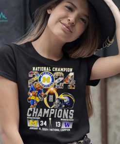 National Champion 2024 Michigan Wolverines Beat Washington Huskies shirt, hoodie, sweater, long sleeve and tank top National Champion 2024 Michigan Wolverines Beat Washington Huskies shirt