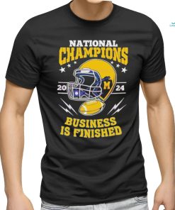 National Champion Business Is Finished 2024 Helmet shirt