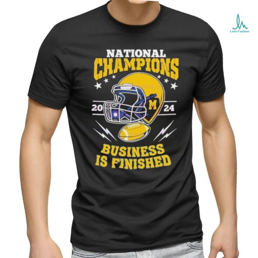 National Champion Business Is Finished 2024 Helmet shirt